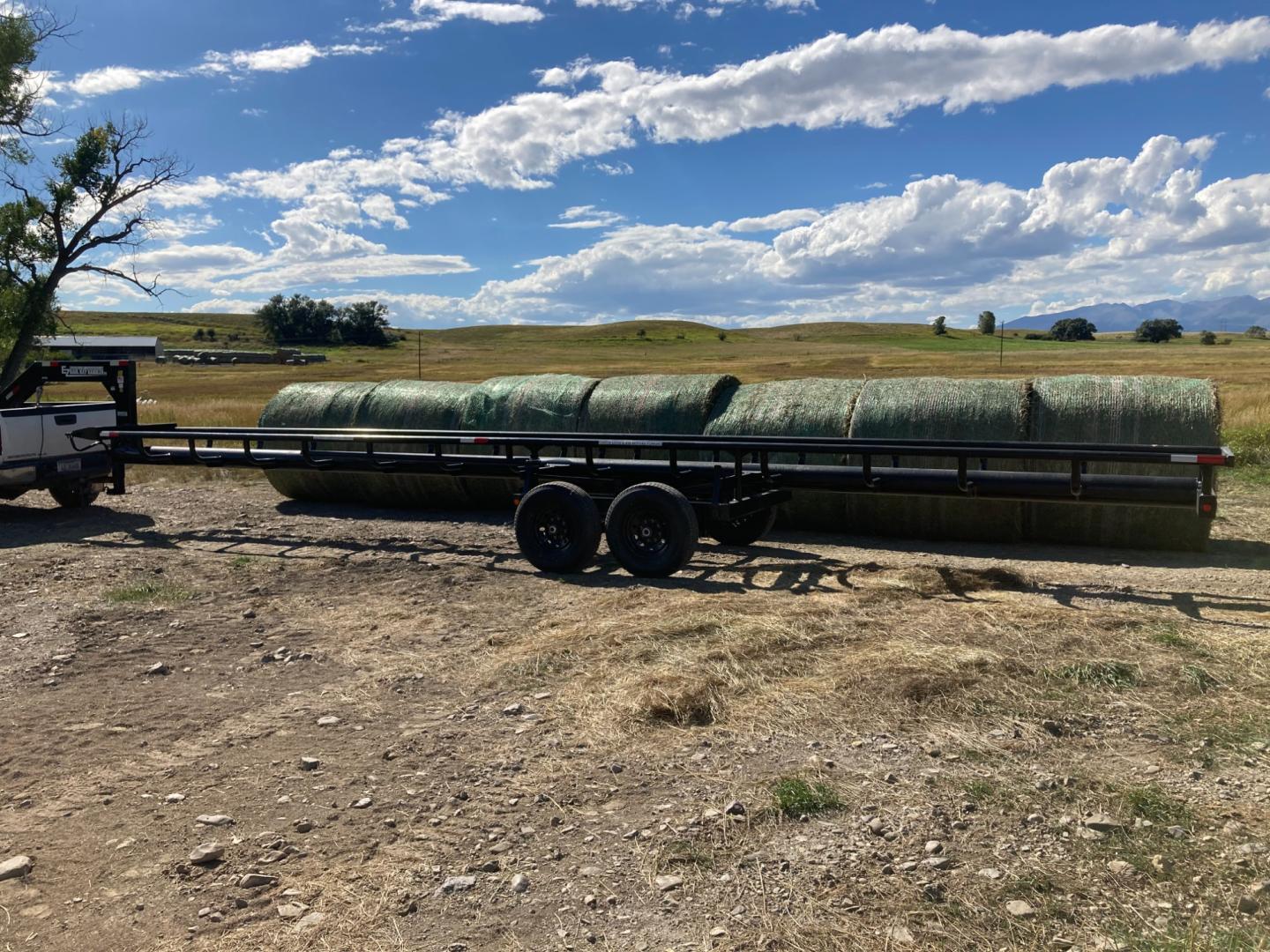 2023 Black EZ Haul , located at 310 West 1st Ave, Big Timber, MT, 59011, (406) 860-8510, 45.833511, -109.957809 - New EZ Hauler Hay Handler, 36' length in stock. Manual side dump, 16" - 10 ply radial tires, HD slipper spring suspension, LED lights, single axle brake on 36', 12k drop leg jack. Load from side or rear. Delivery options available for a small fee. 36' - $8,350.00. Optional spare tire - $200.00 - Photo#1